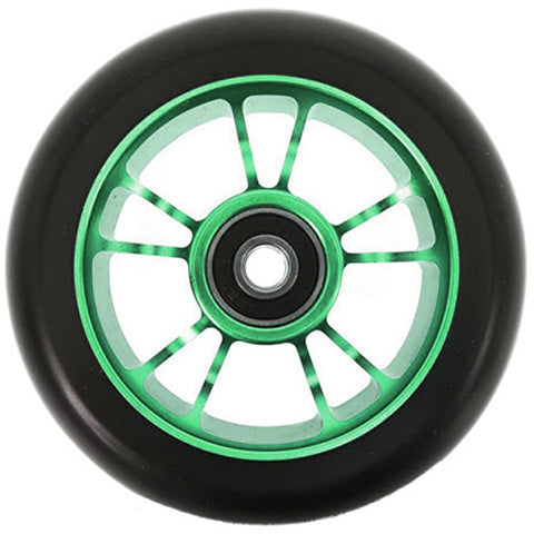 Blunt Envy Roues 10 Spoke 100mm Wheel - Black / Green